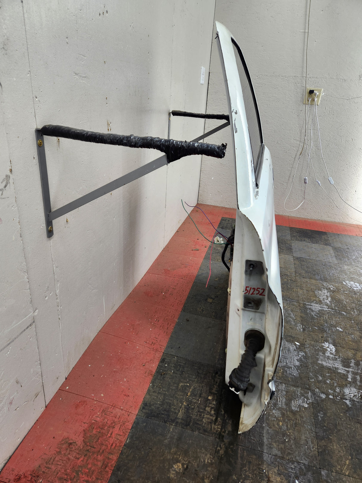 1994-2002 Dodge Ram 2nd Gen LH Driver Side Front Regular Cab / 2 door Extended Cab Door 1500 2500 3500 ROUND CORNER - White