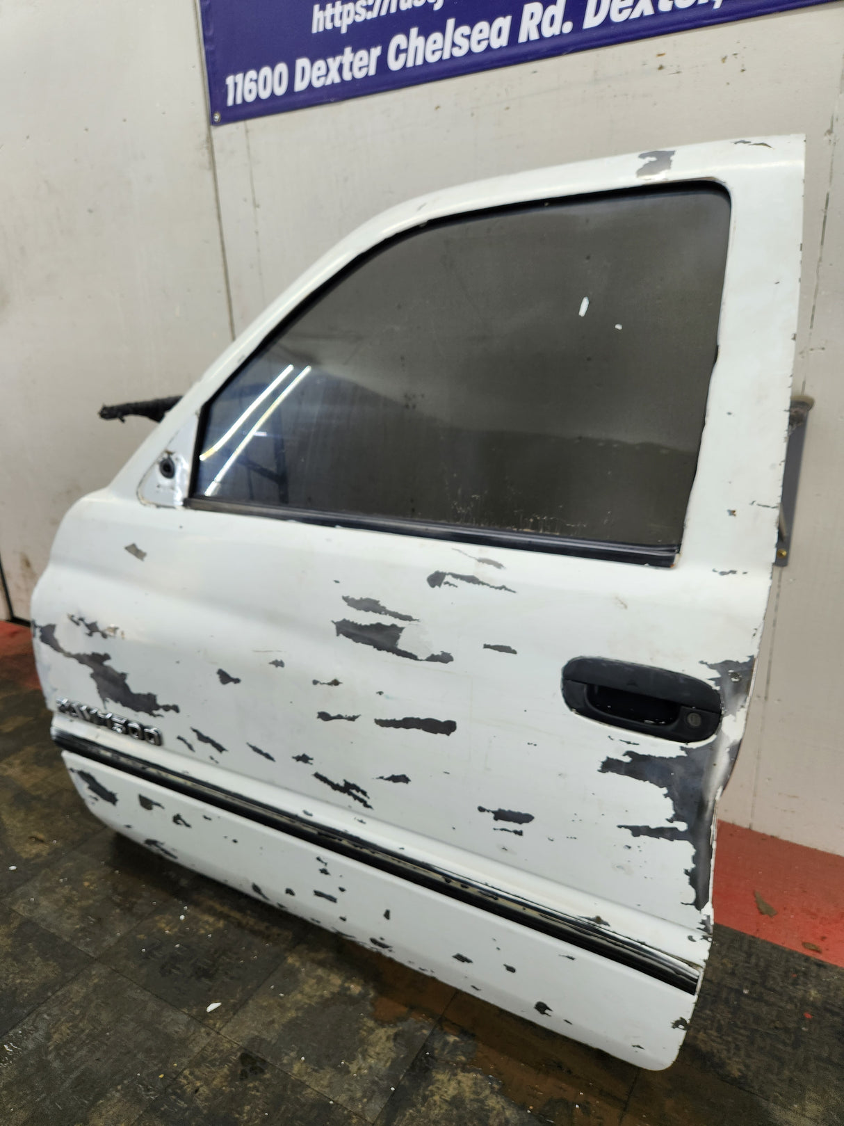 1994-2002 Dodge Ram 2nd Gen LH Driver Side Front Regular Cab / 2 door Extended Cab Door 1500 2500 3500 ROUND CORNER - White