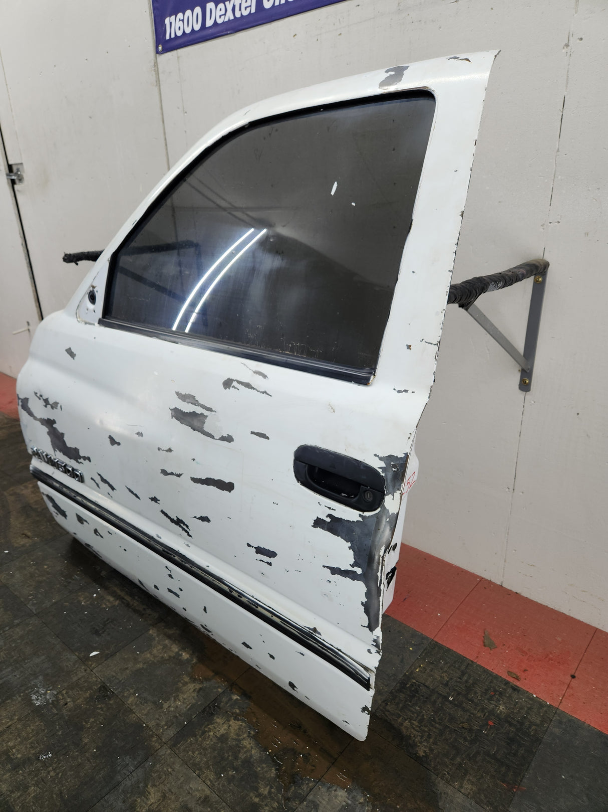 1994-2002 Dodge Ram 2nd Gen LH Driver Side Front Regular Cab / 2 door Extended Cab Door 1500 2500 3500 ROUND CORNER - White