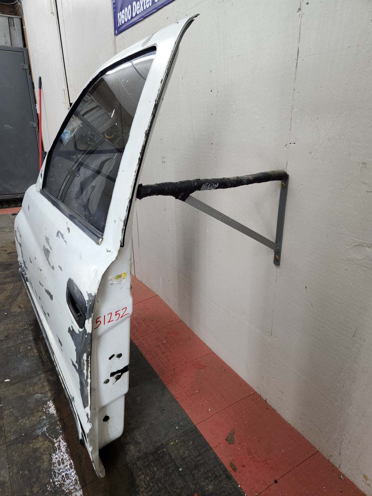 1994-2002 Dodge Ram 2nd Gen LH Driver Side Front Regular Cab / 2 door Extended Cab Door 1500 2500 3500 ROUND CORNER - White