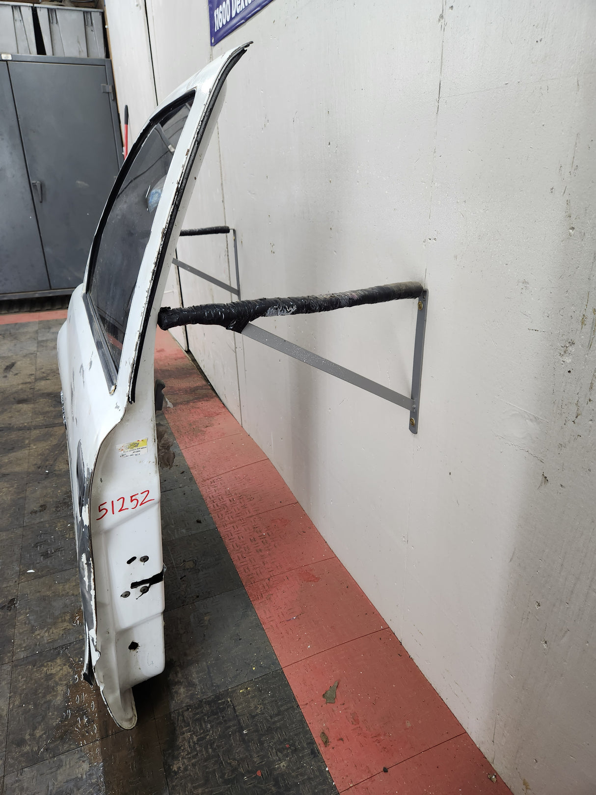 1994-2002 Dodge Ram 2nd Gen LH Driver Side Front Regular Cab / 2 door Extended Cab Door 1500 2500 3500 ROUND CORNER - White