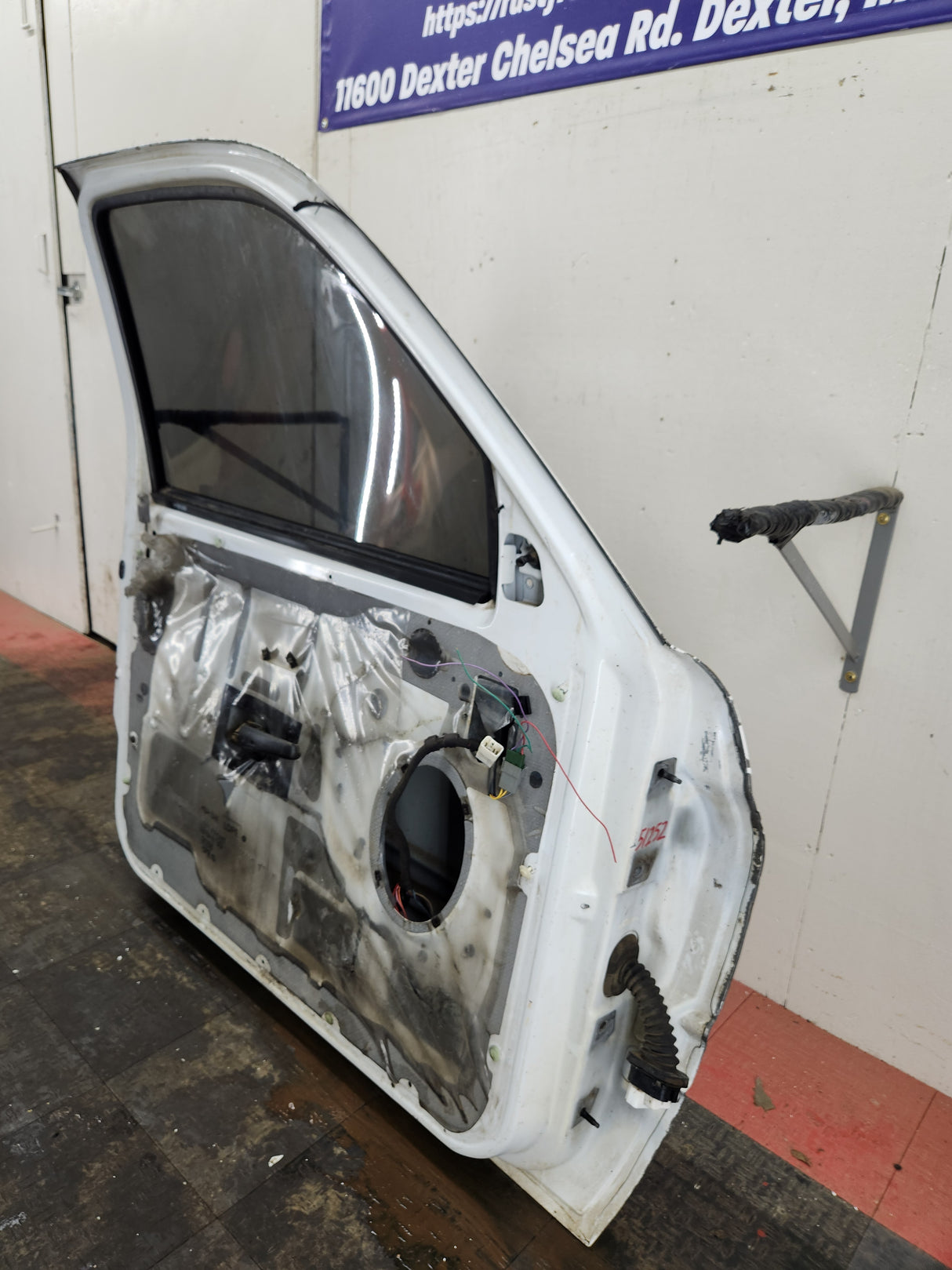1994-2002 Dodge Ram 2nd Gen LH Driver Side Front Regular Cab / 2 door Extended Cab Door 1500 2500 3500 ROUND CORNER - White