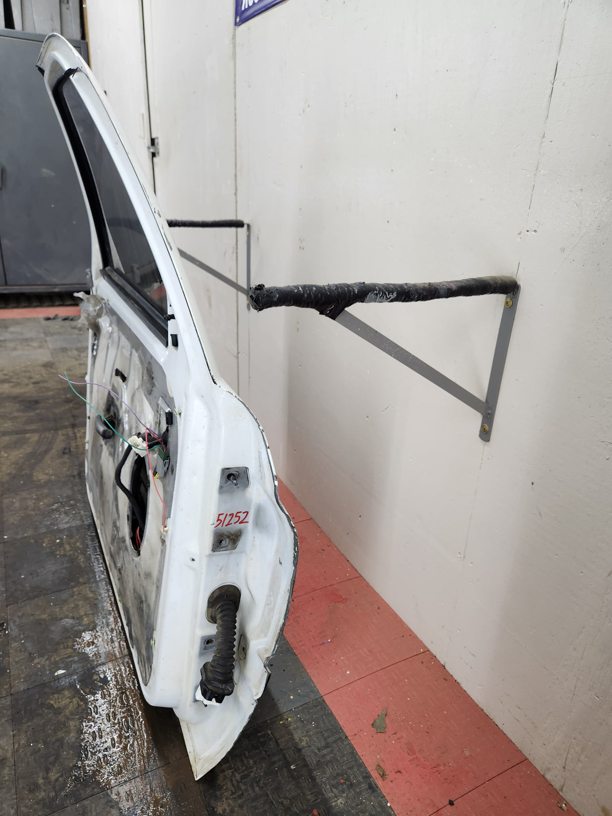 1994-2002 Dodge Ram 2nd Gen LH Driver Side Front Regular Cab / 2 door Extended Cab Door 1500 2500 3500 ROUND CORNER - White