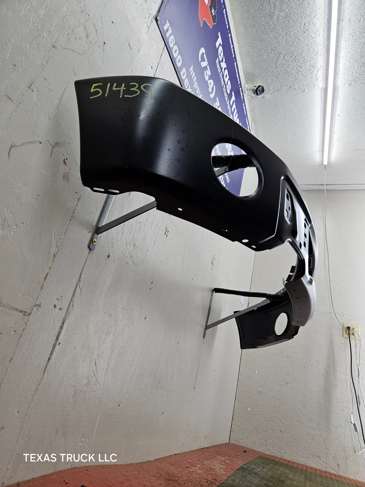 2009-2014 Ford F150 Front Bumper With Fog Light Holes