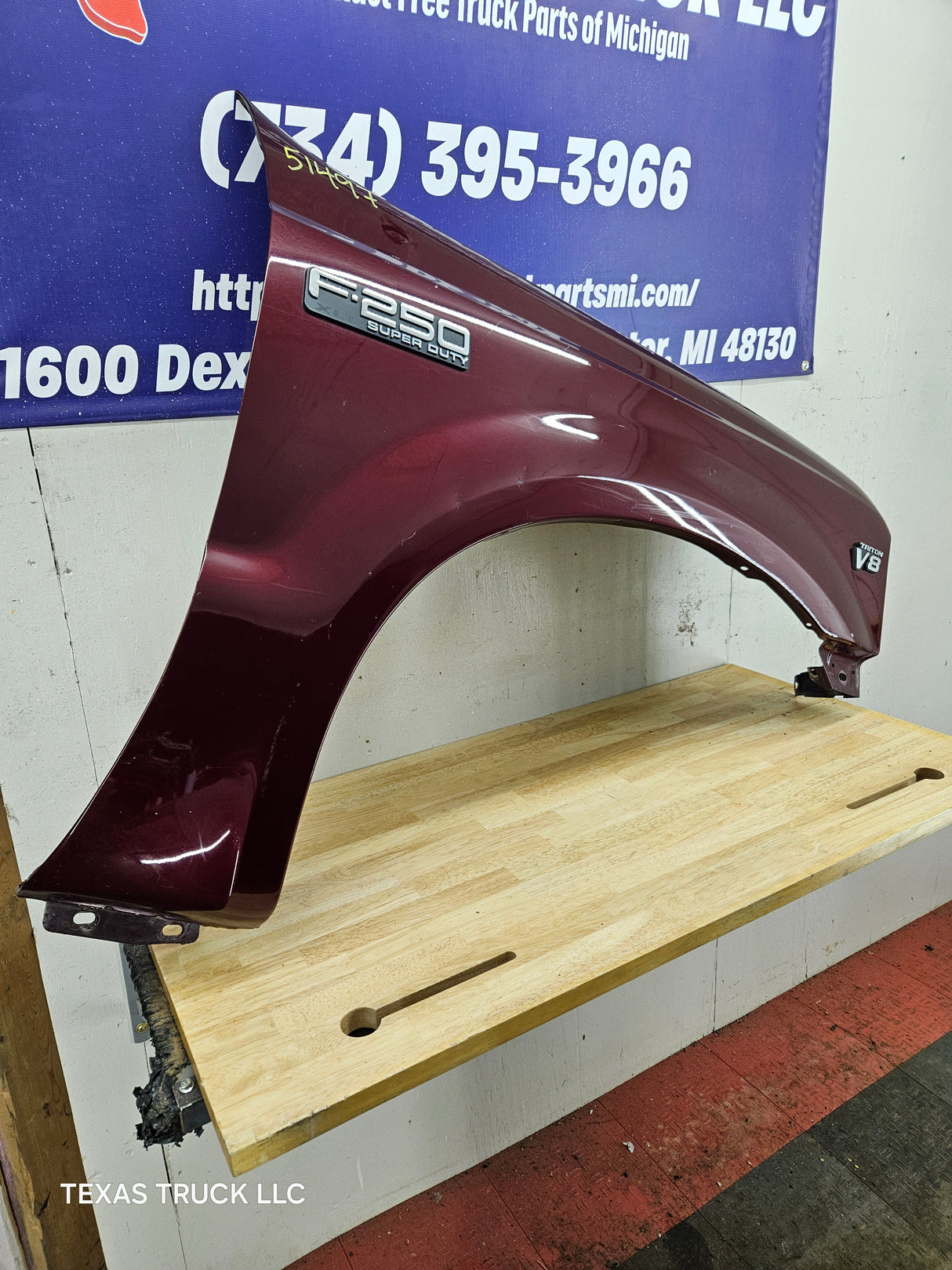 1999-2007 Ford Super Duty RH Passenger Side Front Fender F250 F350 F450 F550 Excursion