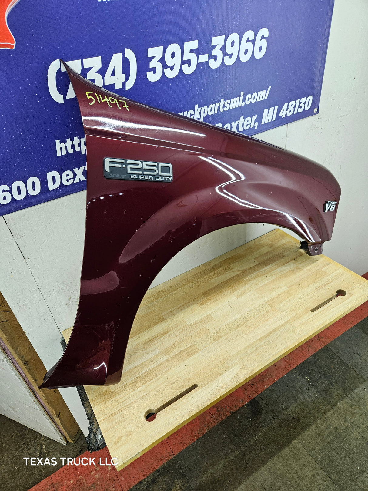1999-2007 Ford Super Duty RH Passenger Side Front Fender F250 F350 F450 F550 Excursion