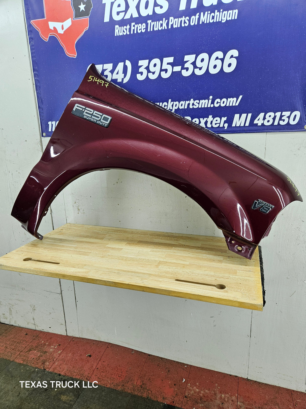 1999-2007 Ford Super Duty RH Passenger Side Front Fender F250 F350 F450 F550 Excursion