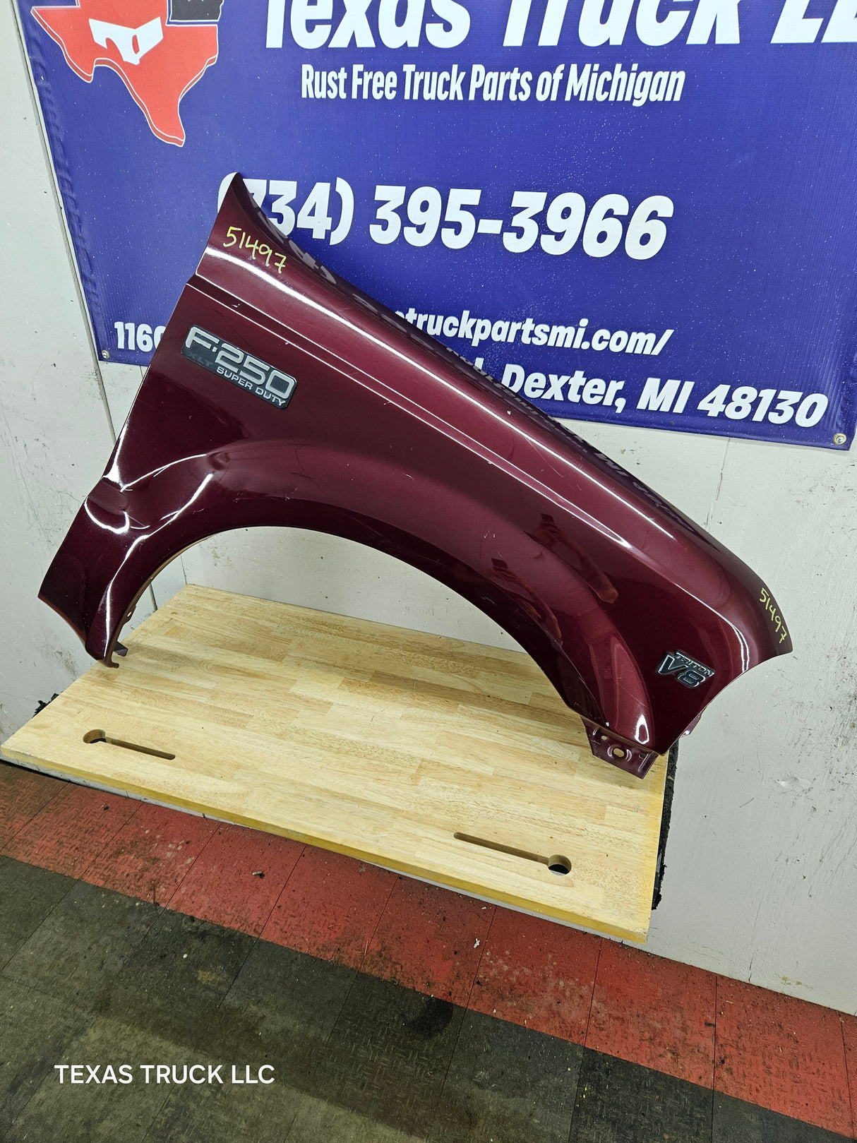 1999-2007 Ford Super Duty RH Passenger Side Front Fender F250 F350 F450 F550 Excursion