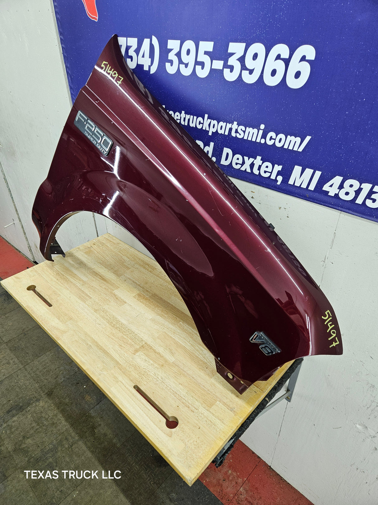 1999-2007 Ford Super Duty RH Passenger Side Front Fender F250 F350 F450 F550 Excursion