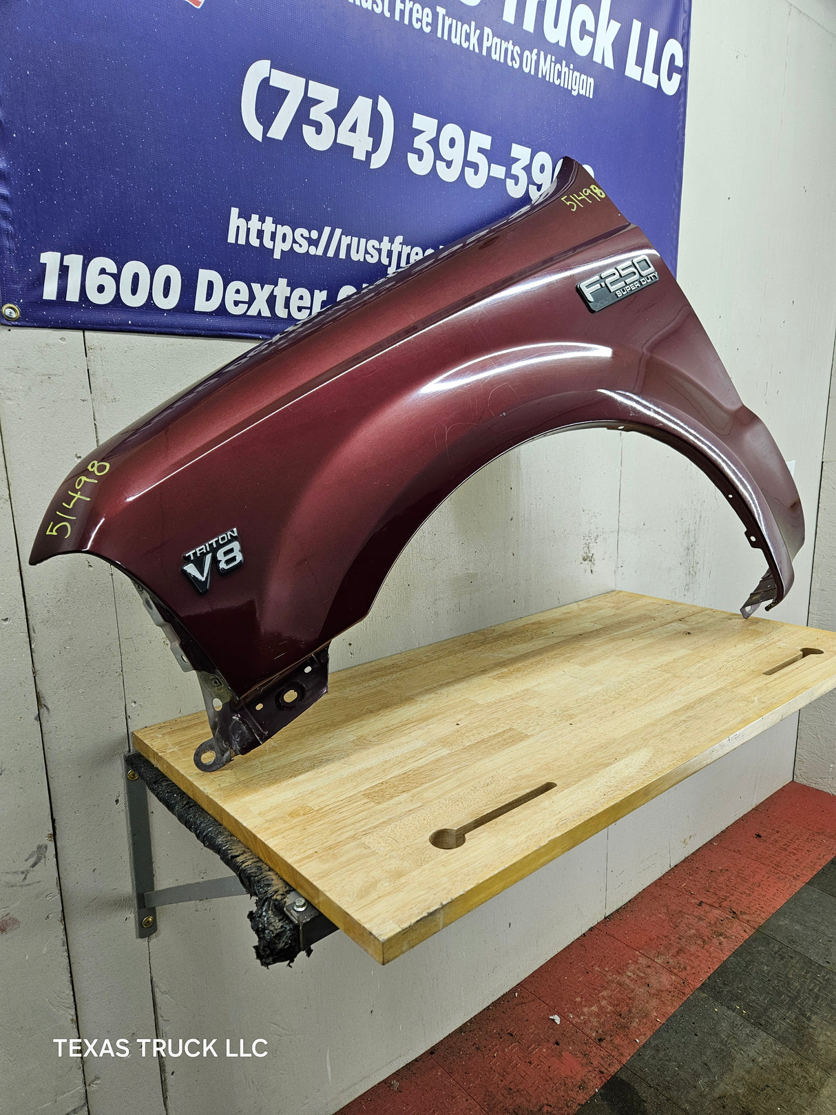 1999-2007 Ford Super Duty LH Driver Side Front Fender F250 F350 F450 F550 Excursion