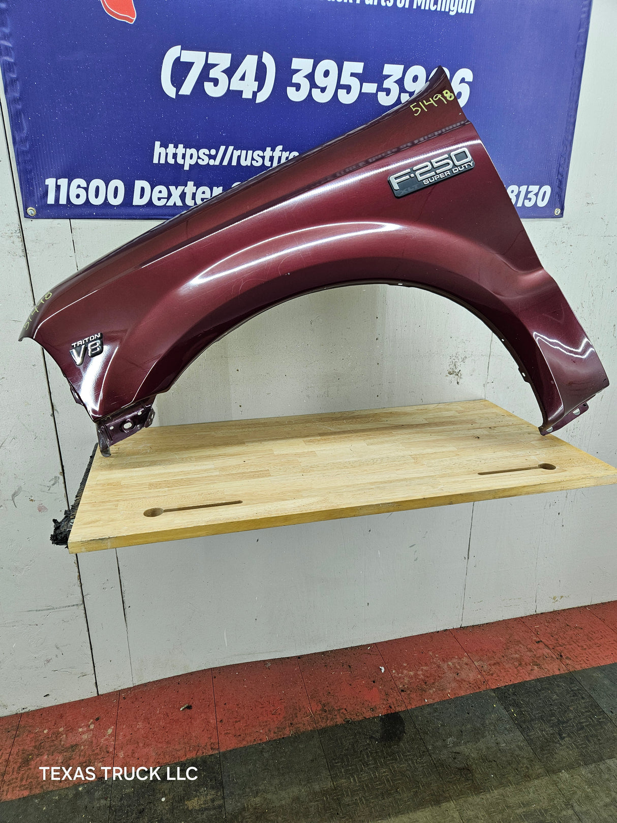 1999-2007 Ford Super Duty LH Driver Side Front Fender F250 F350 F450 F550 Excursion