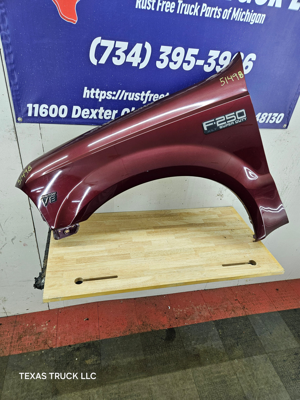 1999-2007 Ford Super Duty LH Driver Side Front Fender F250 F350 F450 F550 Excursion