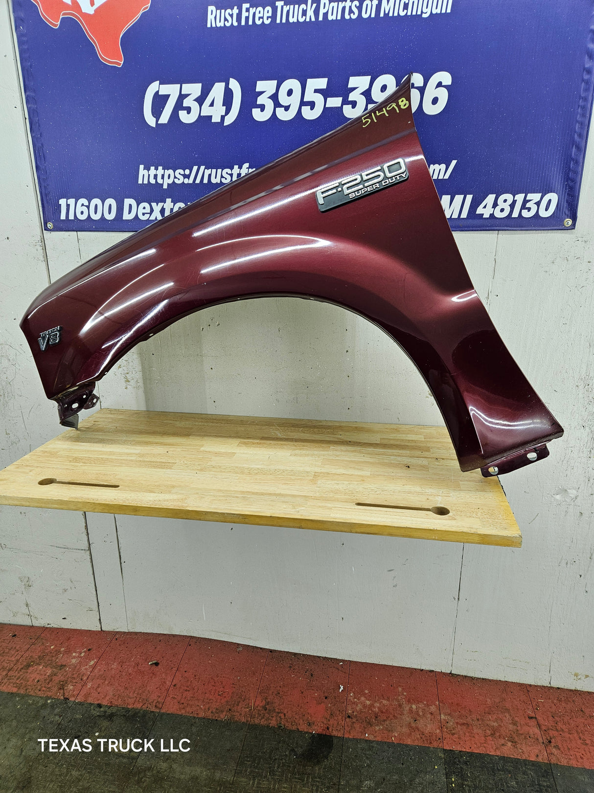 1999-2007 Ford Super Duty LH Driver Side Front Fender F250 F350 F450 F550 Excursion