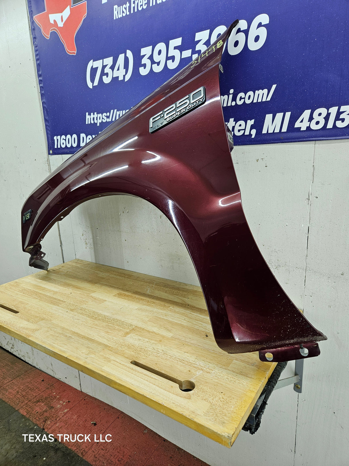 1999-2007 Ford Super Duty LH Driver Side Front Fender F250 F350 F450 F550 Excursion