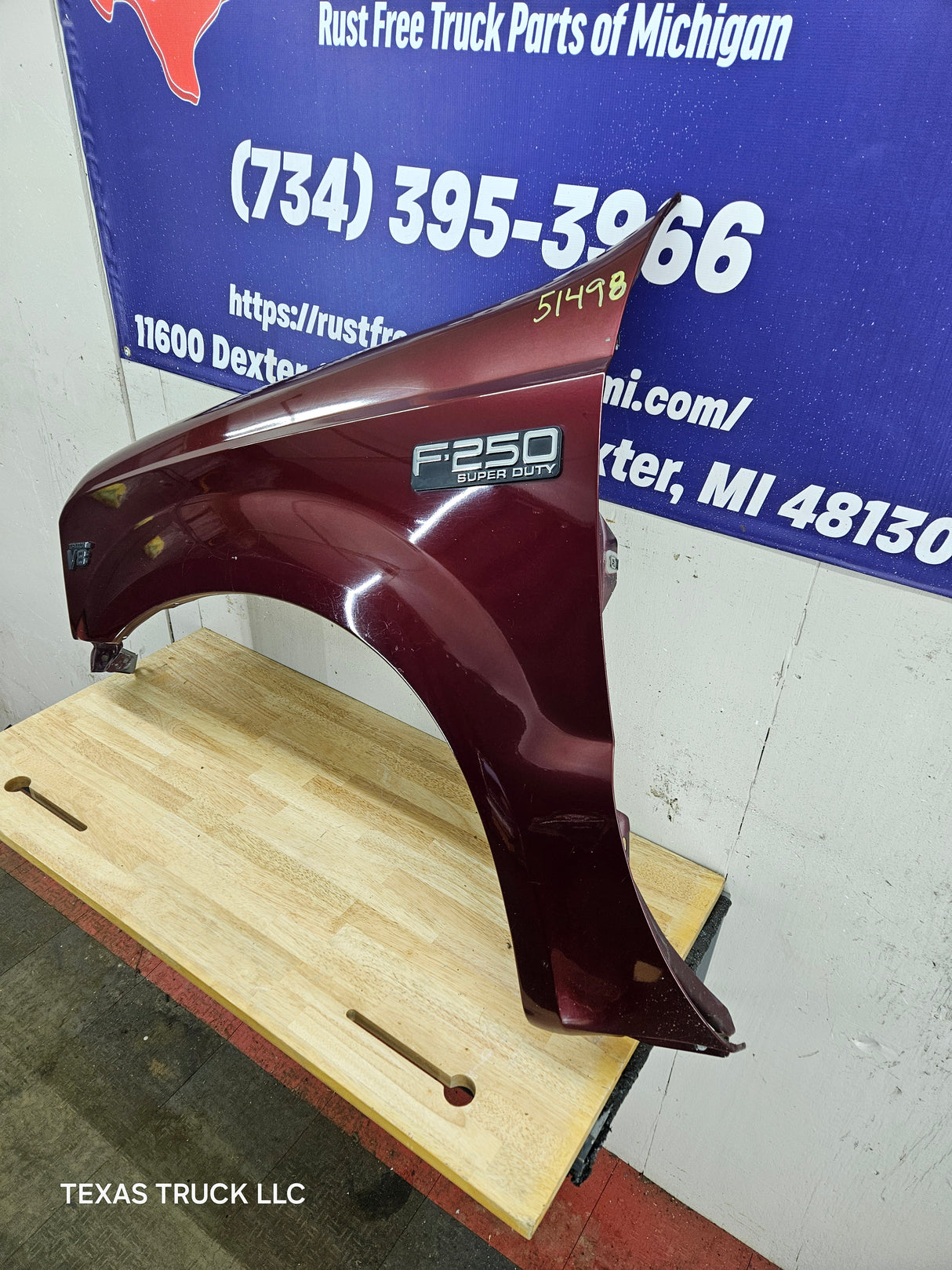 1999-2007 Ford Super Duty LH Driver Side Front Fender F250 F350 F450 F550 Excursion