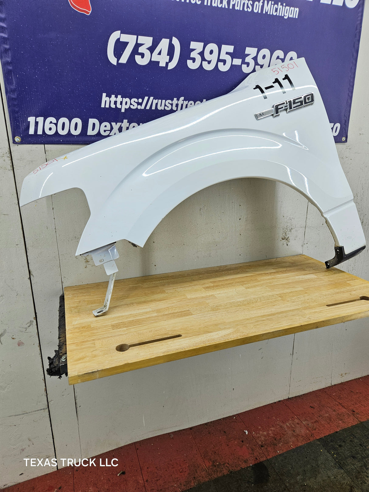 2009-2014 Ford F150 LH Driver Side Front Fender