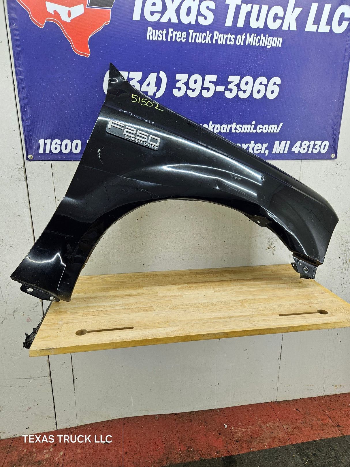 1999-2007 Ford Super Duty RH Passenger Side Front Fender F250 F350 F450 F550 Excursion