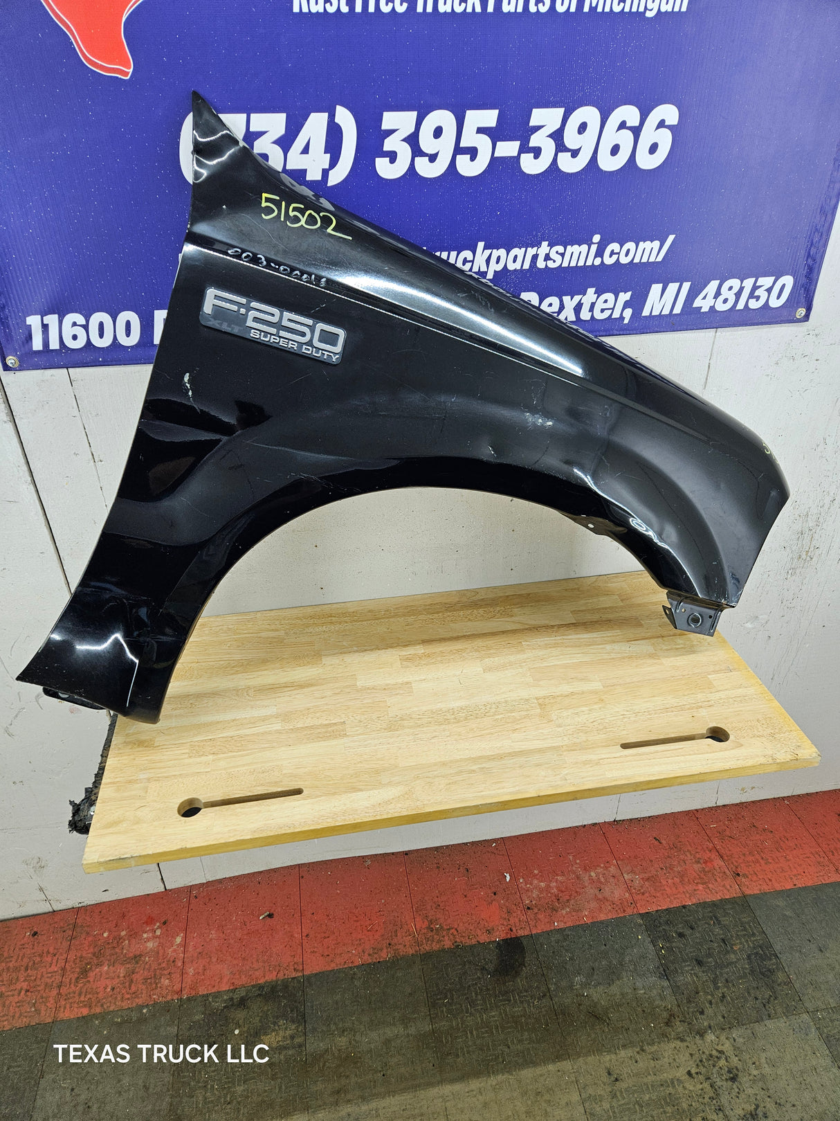 1999-2007 Ford Super Duty RH Passenger Side Front Fender F250 F350 F450 F550 Excursion