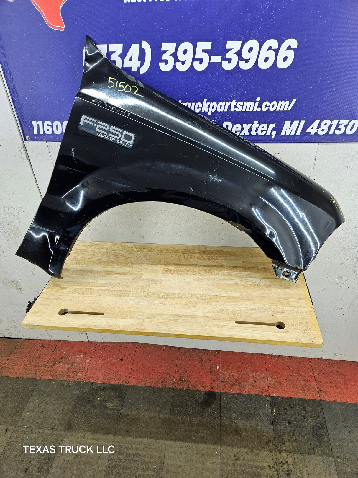 1999-2007 Ford Super Duty RH Passenger Side Front Fender F250 F350 F450 F550 Excursion