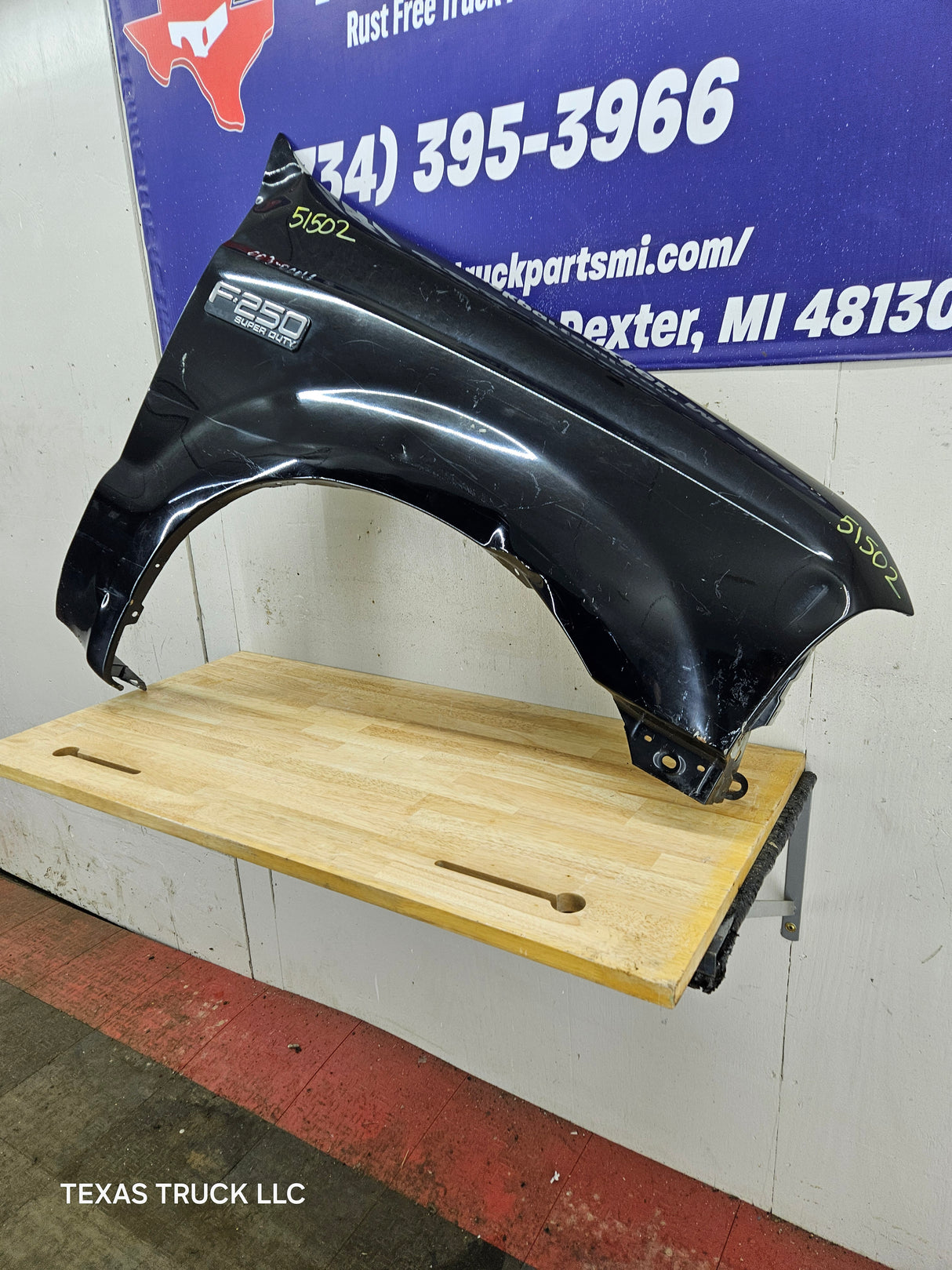 1999-2007 Ford Super Duty RH Passenger Side Front Fender F250 F350 F450 F550 Excursion