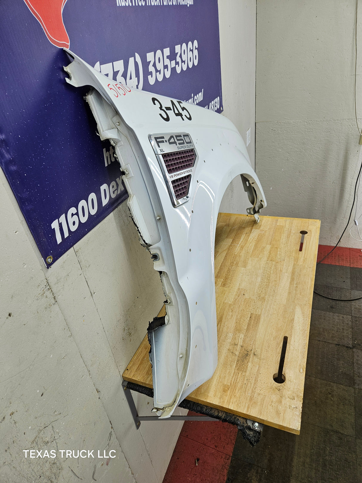 2008-2010 Ford Super Duty F250 F350 RH Passenger Side Fender