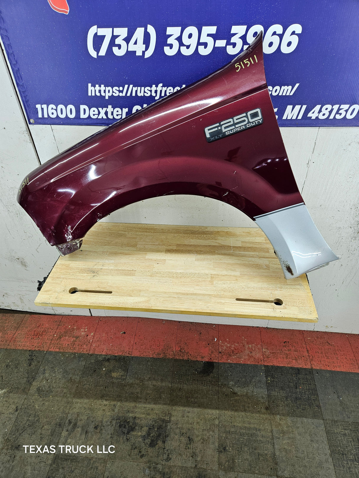 1999-2007 Ford Super Duty LH Driver Side Front Fender F250 F350 F450 F550 Excursion
