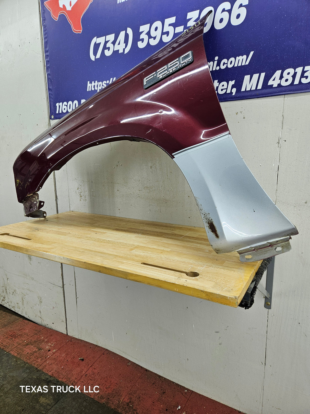 1999-2007 Ford Super Duty LH Driver Side Front Fender F250 F350 F450 F550 Excursion