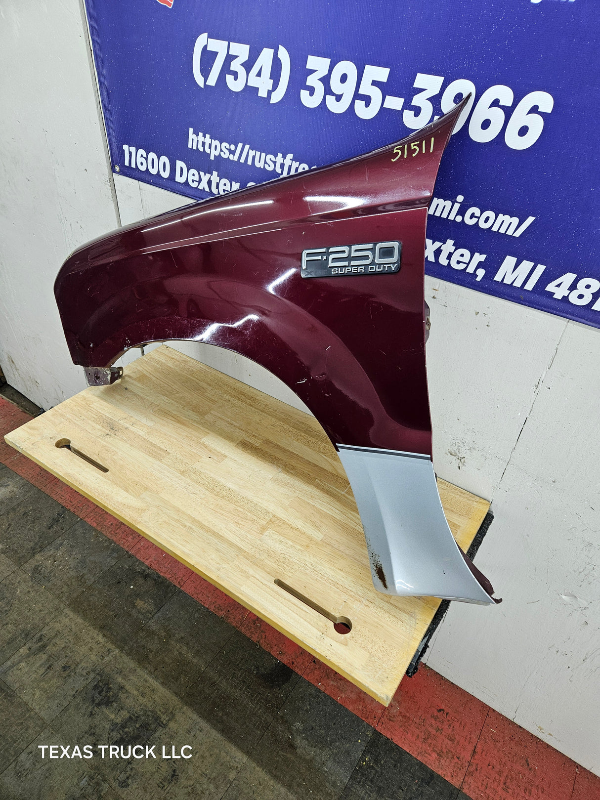 1999-2007 Ford Super Duty LH Driver Side Front Fender F250 F350 F450 F550 Excursion