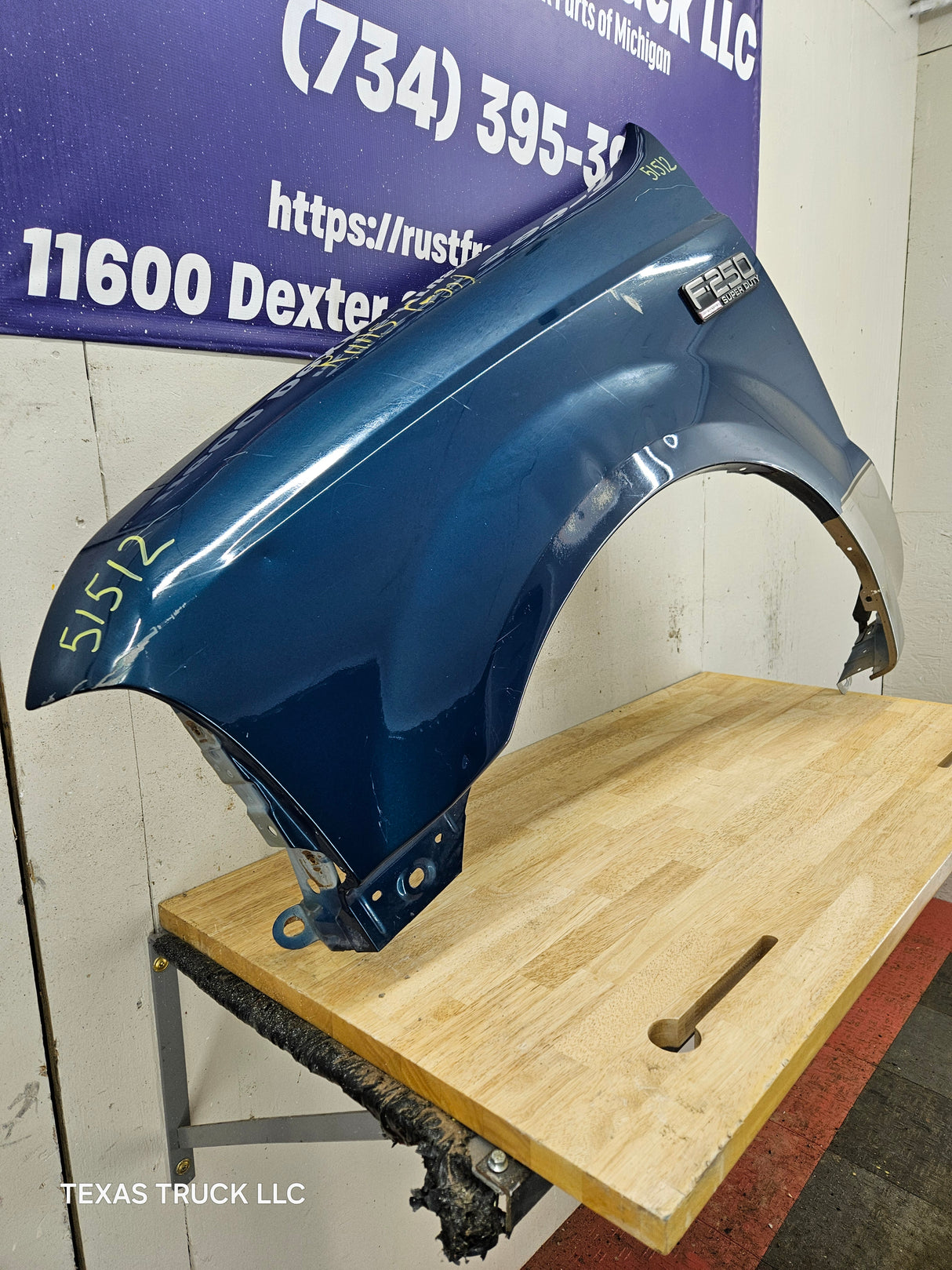 1999-2007 Ford Super Duty LH Driver Side Front Fender F250 F350 F450 F550 Excursion