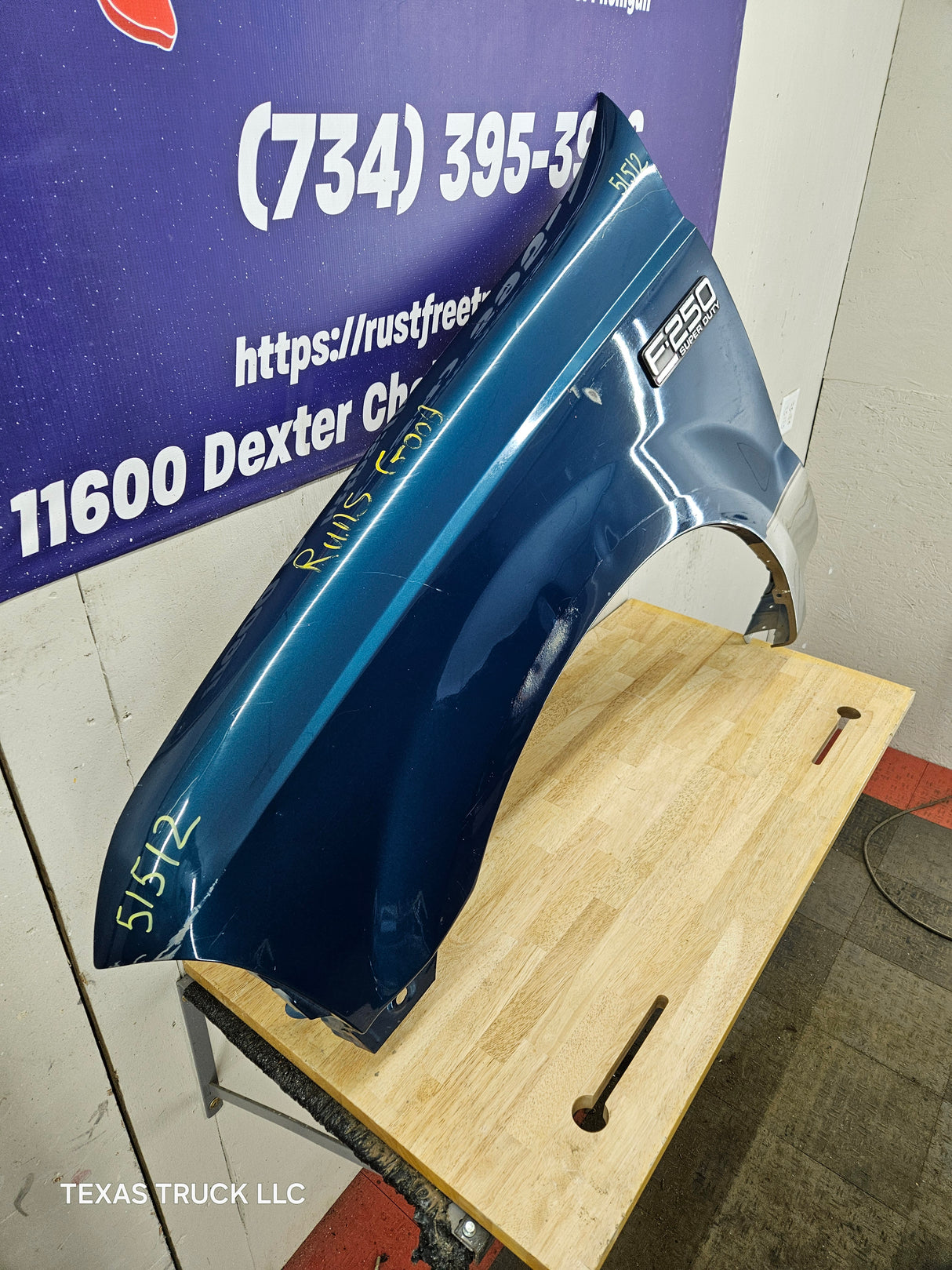 1999-2007 Ford Super Duty LH Driver Side Front Fender F250 F350 F450 F550 Excursion