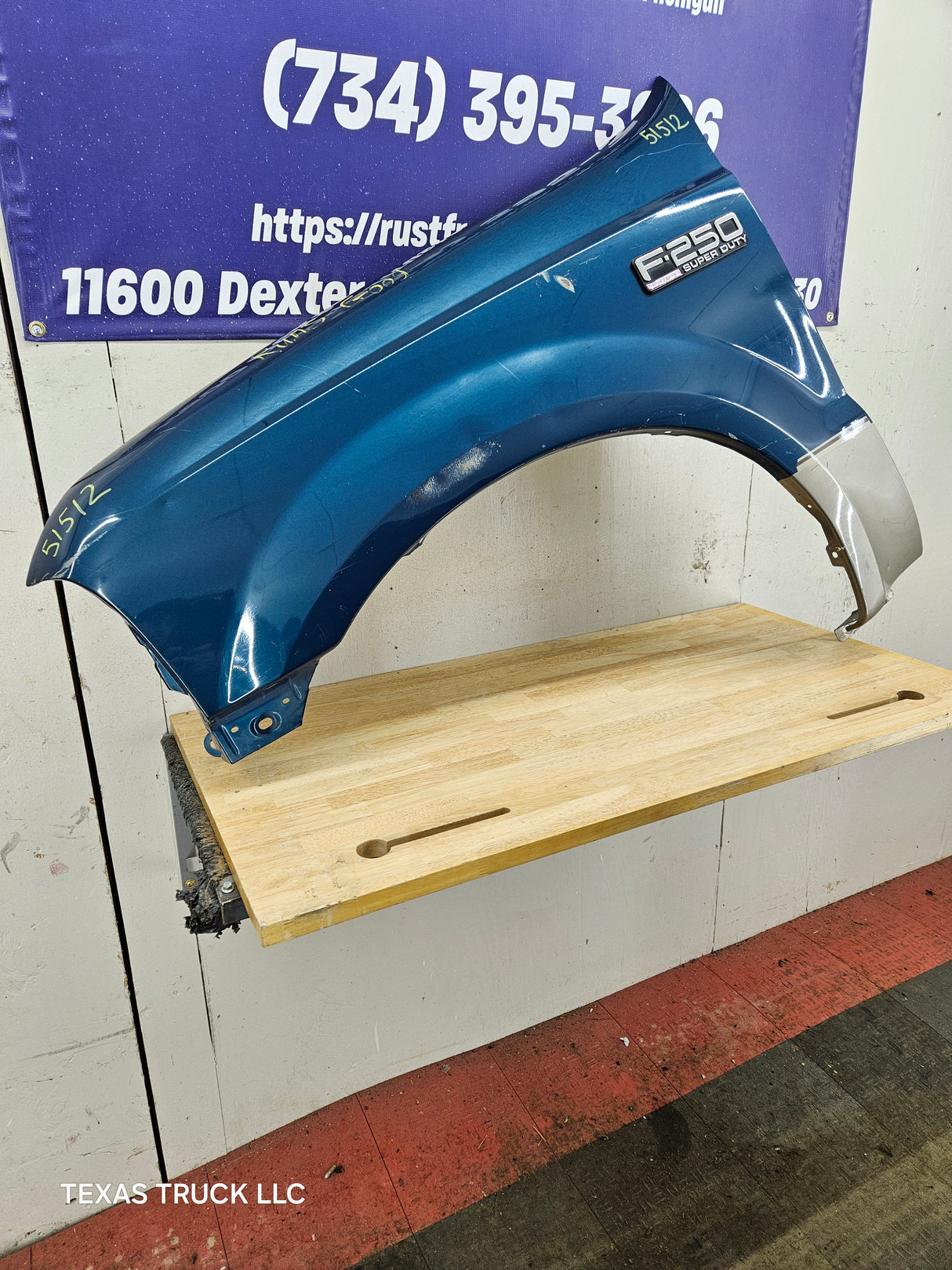 1999-2007 Ford Super Duty LH Driver Side Front Fender F250 F350 F450 F550 Excursion
