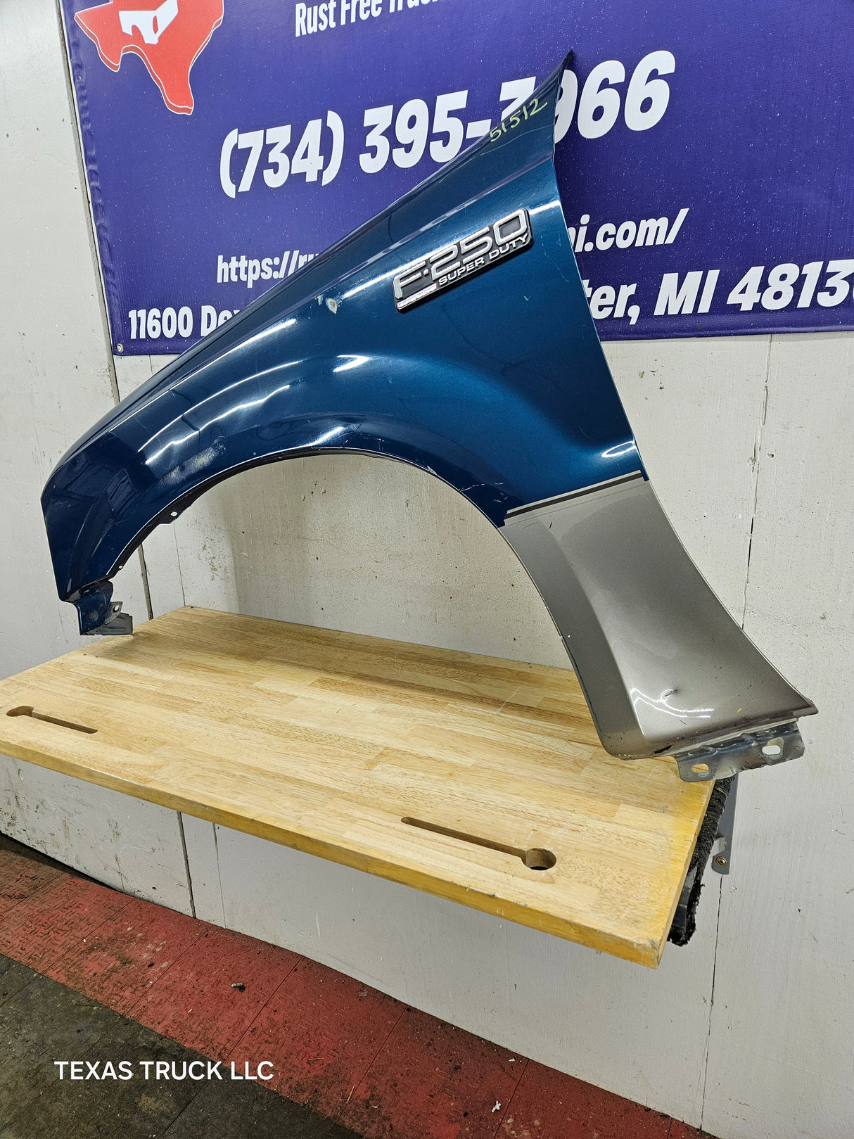 1999-2007 Ford Super Duty LH Driver Side Front Fender F250 F350 F450 F550 Excursion