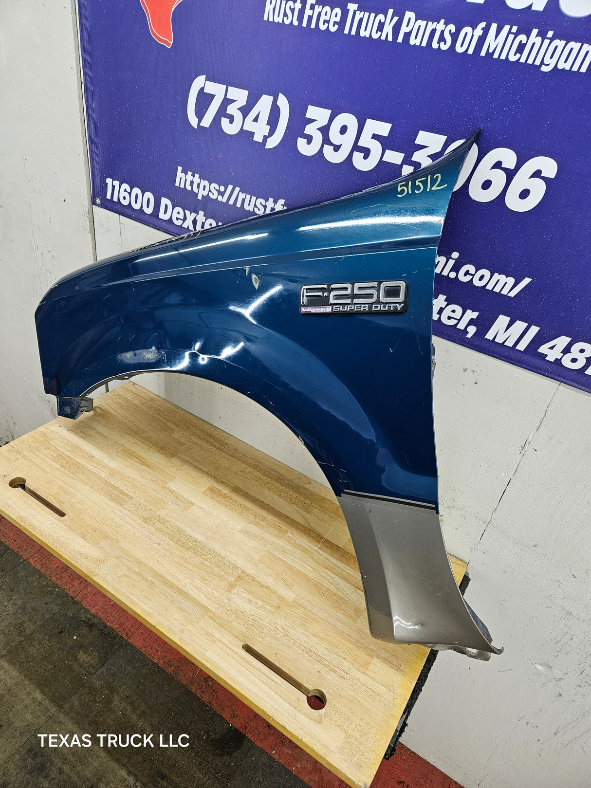 1999-2007 Ford Super Duty LH Driver Side Front Fender F250 F350 F450 F550 Excursion