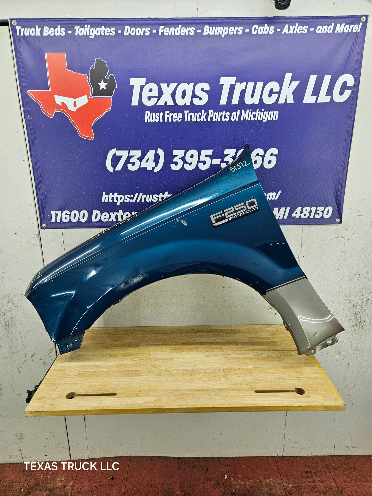1999-2007 Ford Super Duty LH Driver Side Front Fender F250 F350 F450 F550 Excursion