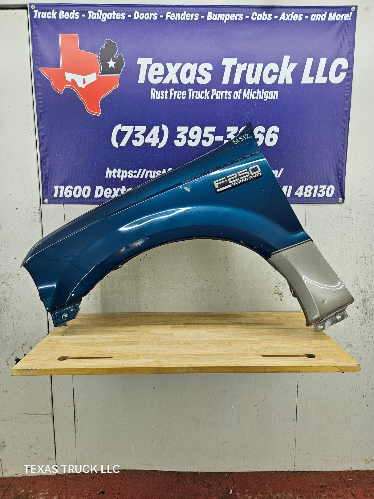 1999-2007 Ford Super Duty LH Driver Side Front Fender F250 F350 F450 F550 Excursion