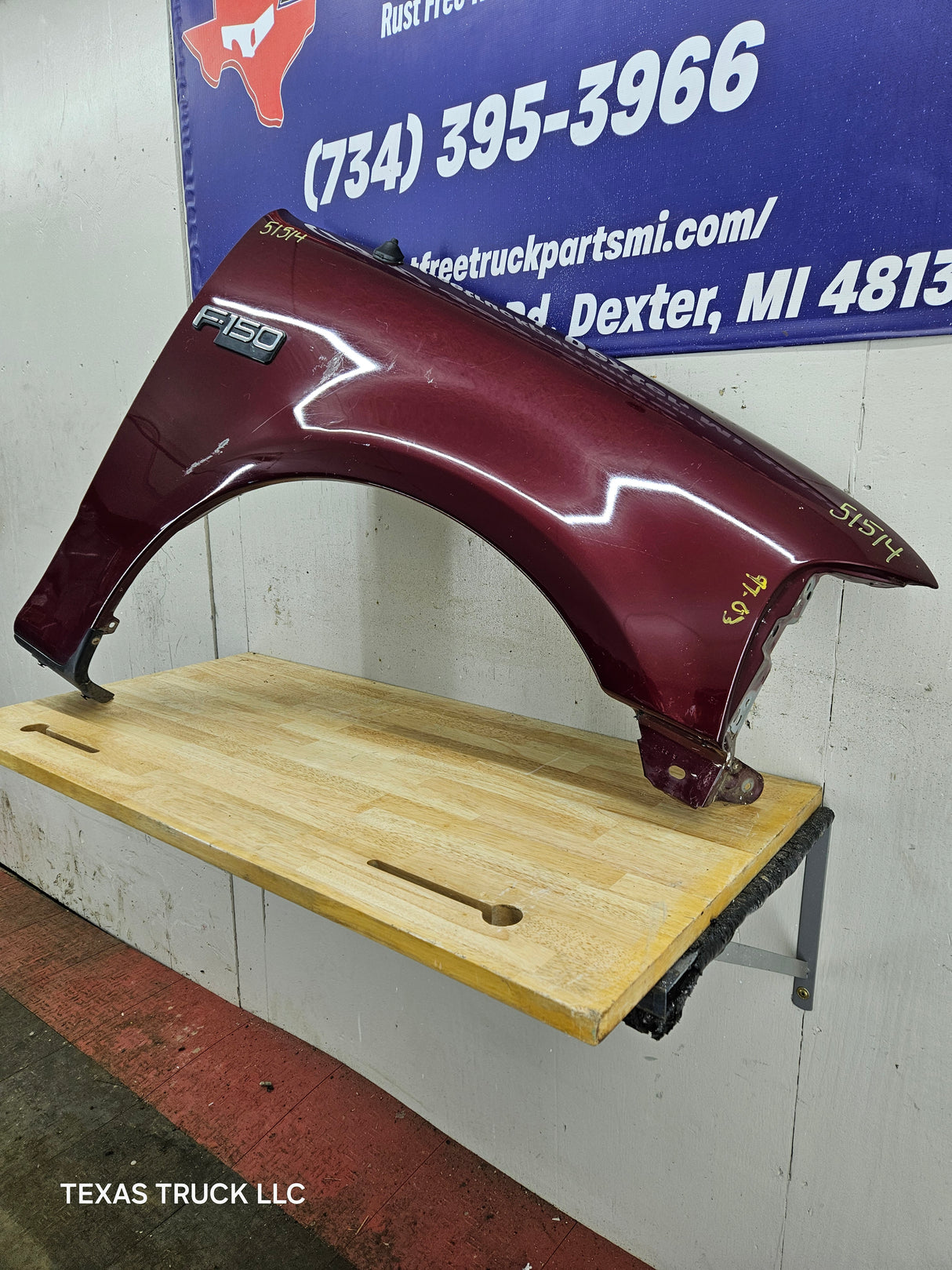 1997-2003 Ford F150 / Explorer / Expedition RH Passenger Side Front Fender