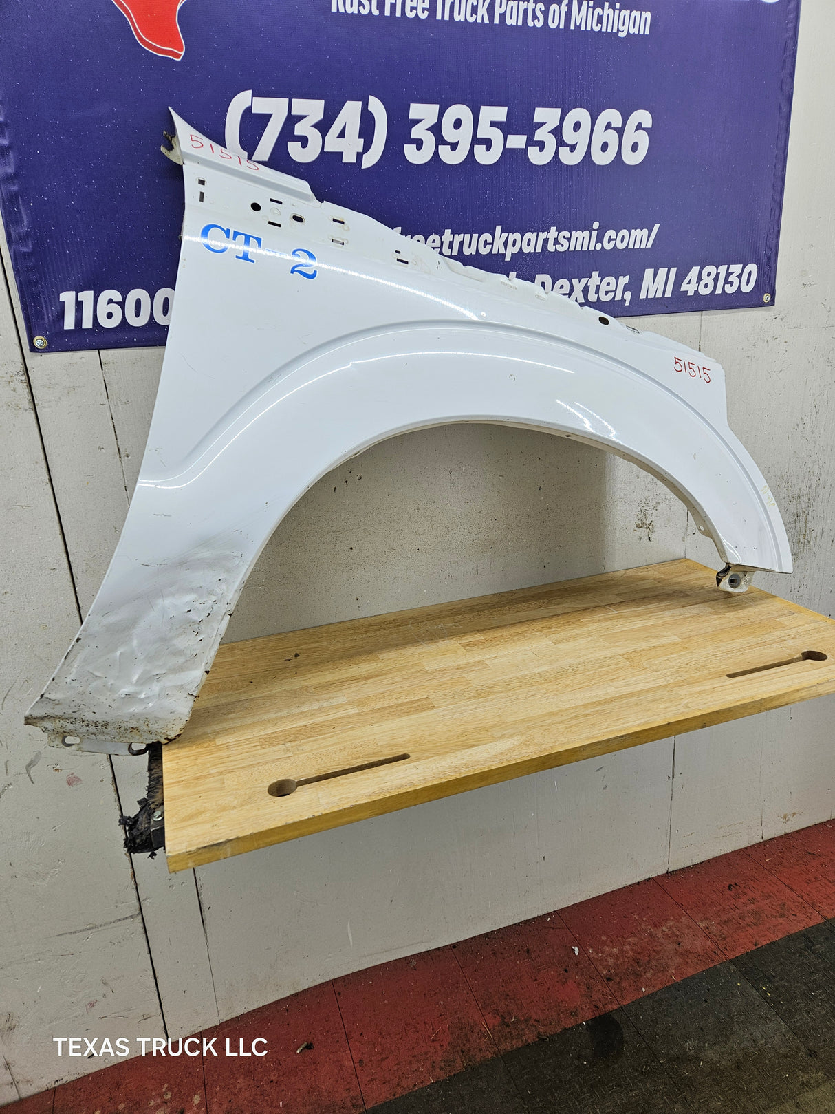 2011-2016 Ford Super Duty F250 F350 RH Passenger Side Front Fender
