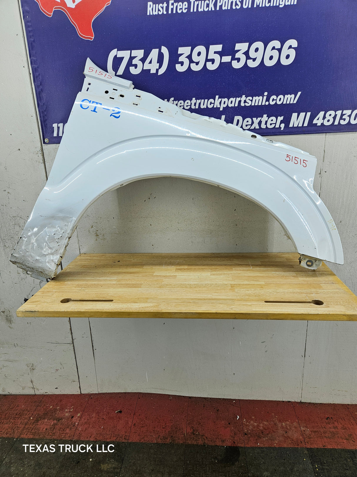 2011-2016 Ford Super Duty F250 F350 RH Passenger Side Front Fender