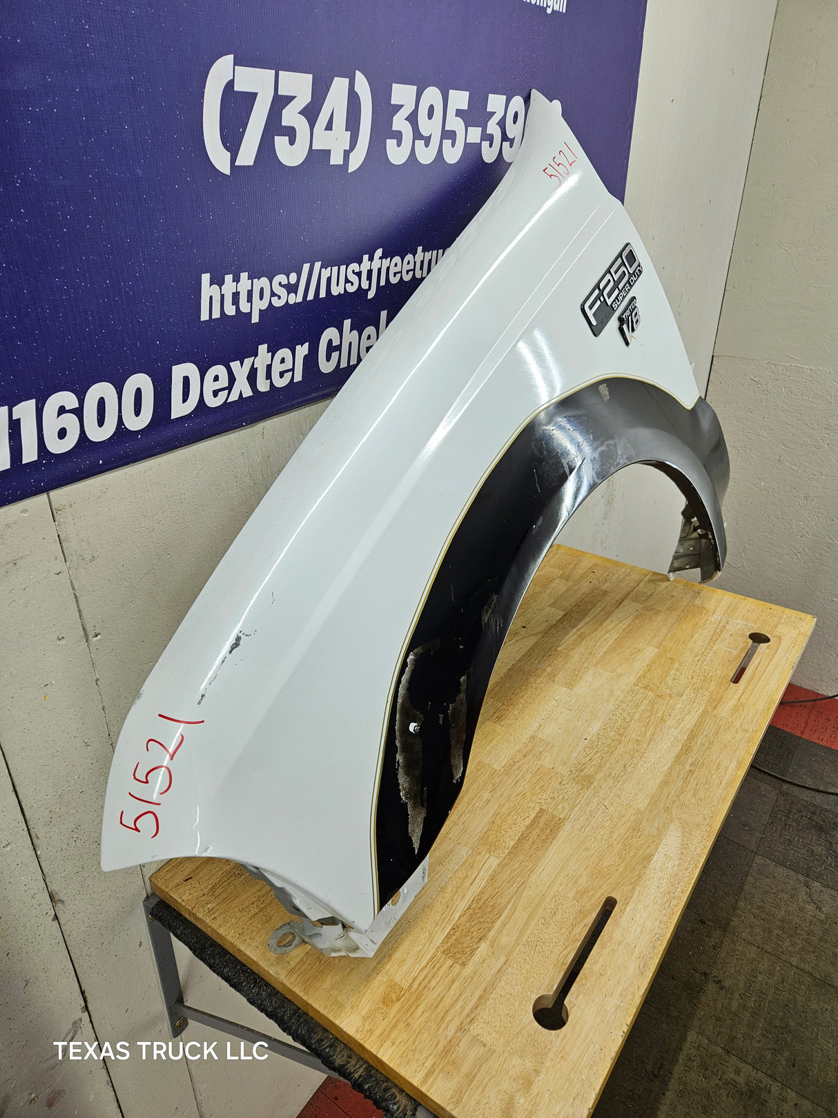 1999-2007 Ford Super Duty LH Driver Side Front Fender F250 F350 F450 F550 Excursion