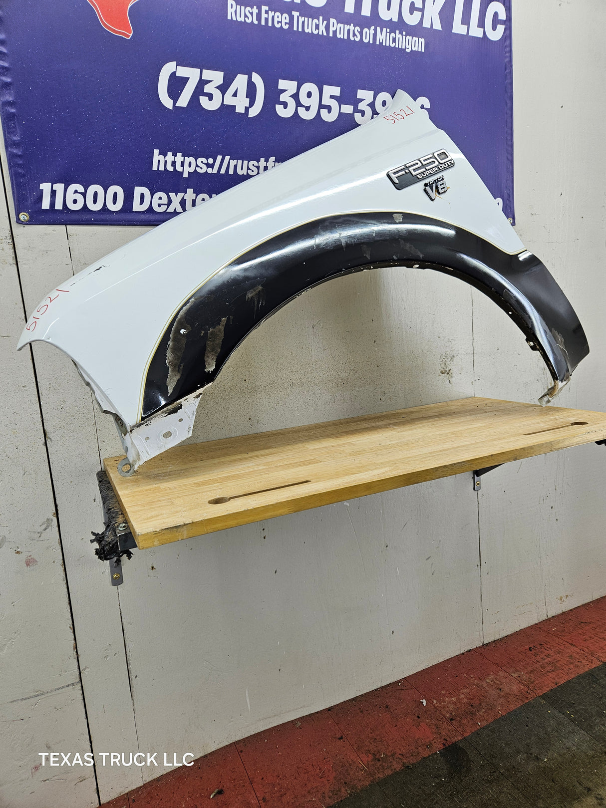 1999-2007 Ford Super Duty LH Driver Side Front Fender F250 F350 F450 F550 Excursion