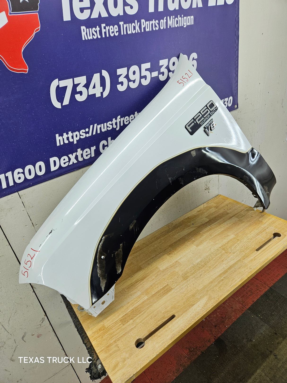 1999-2007 Ford Super Duty LH Driver Side Front Fender F250 F350 F450 F550 Excursion