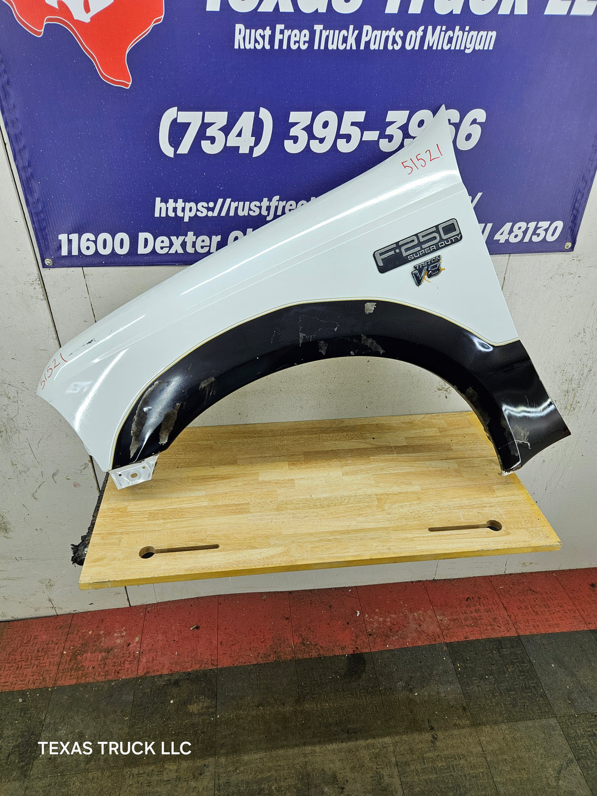 1999-2007 Ford Super Duty LH Driver Side Front Fender F250 F350 F450 F550 Excursion