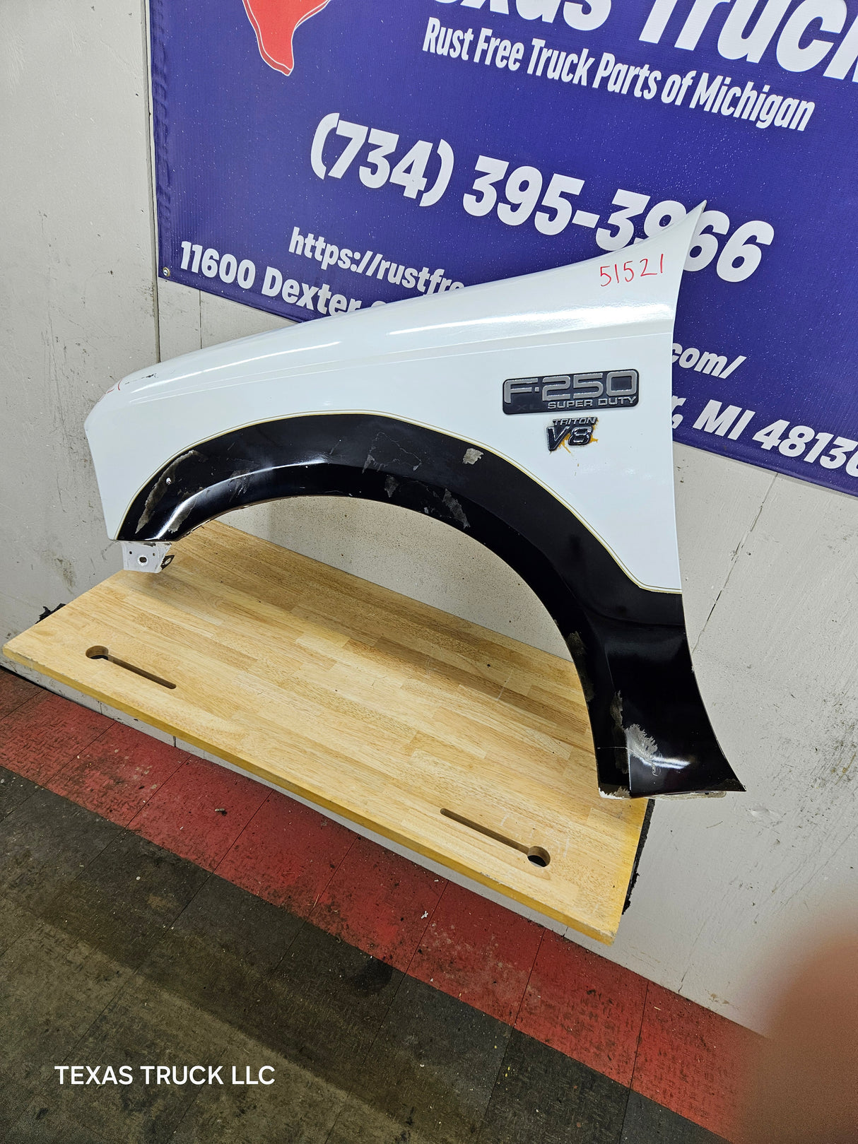 1999-2007 Ford Super Duty LH Driver Side Front Fender F250 F350 F450 F550 Excursion