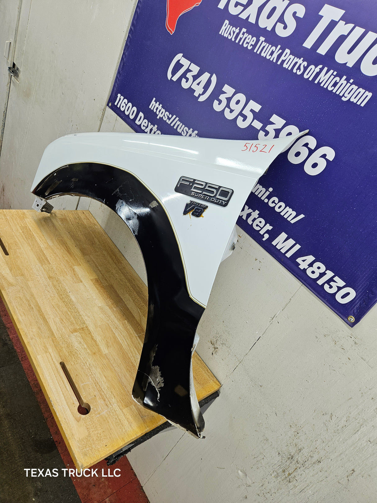 1999-2007 Ford Super Duty LH Driver Side Front Fender F250 F350 F450 F550 Excursion