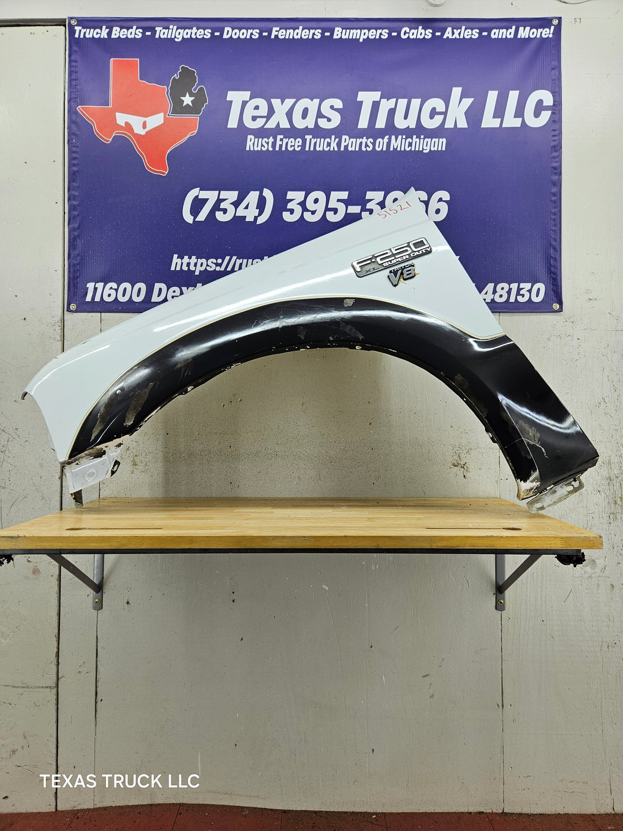 1999-2007 Ford Super Duty LH Driver Side Front Fender F250 F350 F450 F550 Excursion