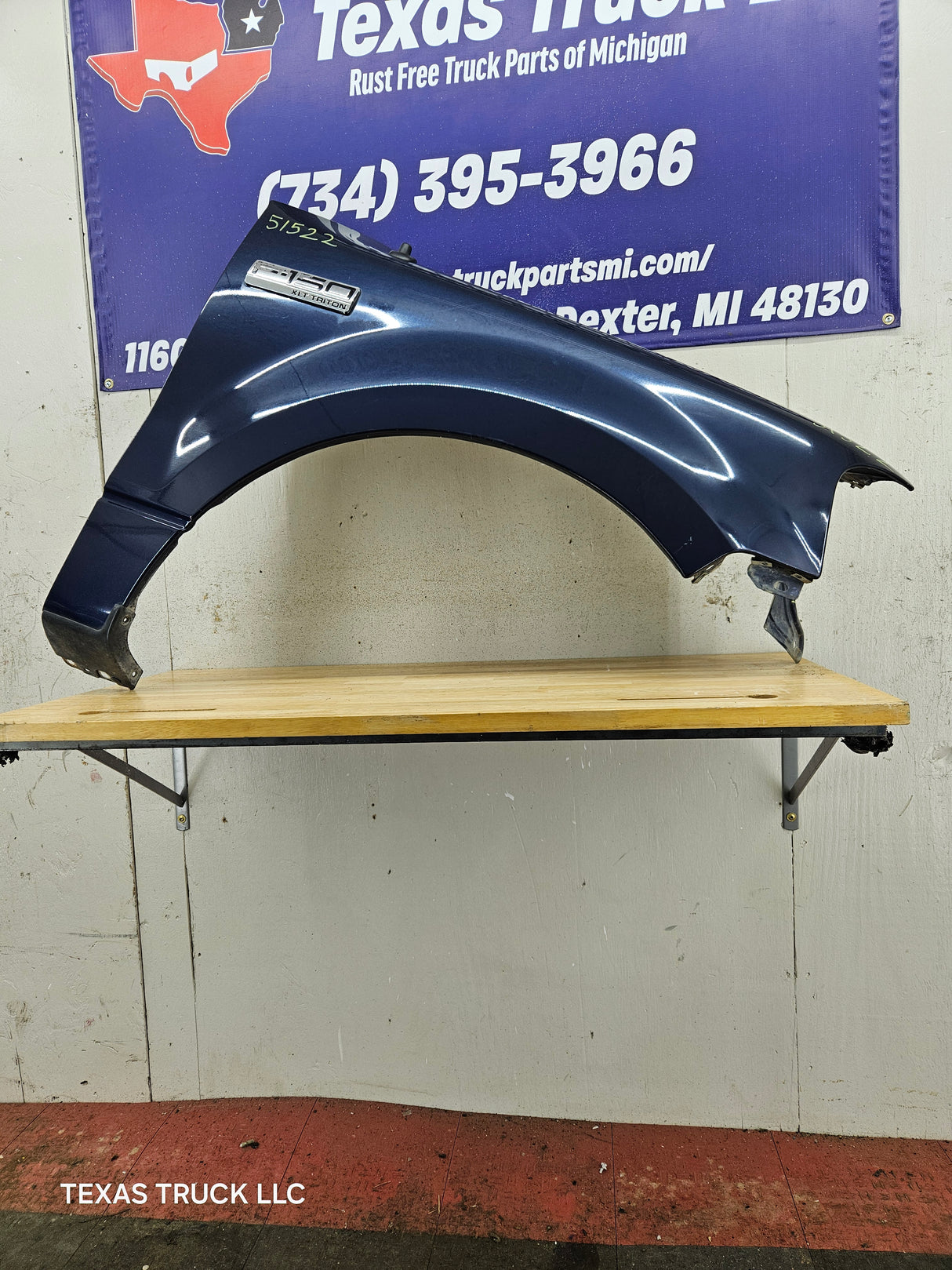 2004-2008 Ford F150 RH Passenger Side Front Fender