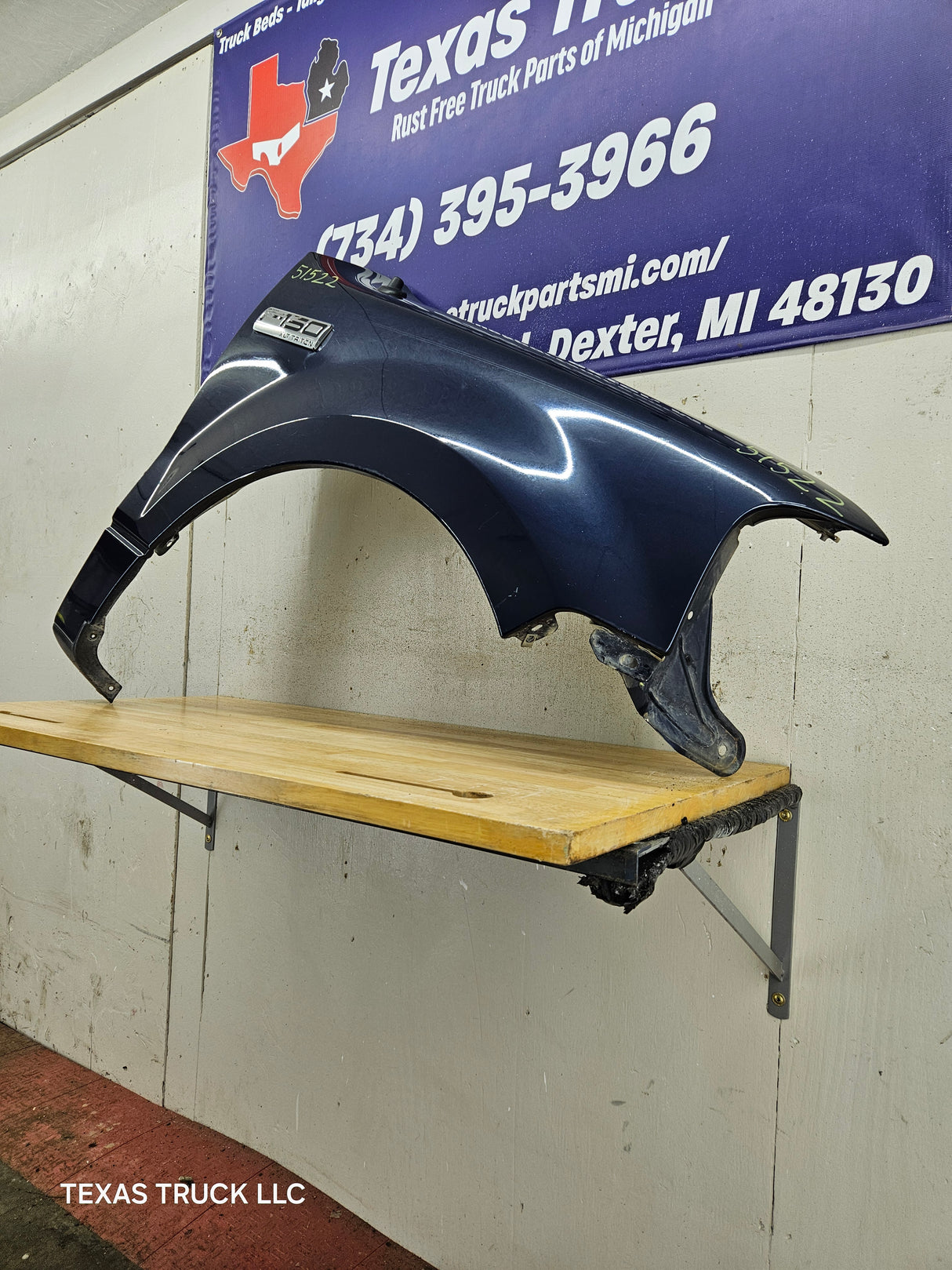 2004-2008 Ford F150 RH Passenger Side Front Fender