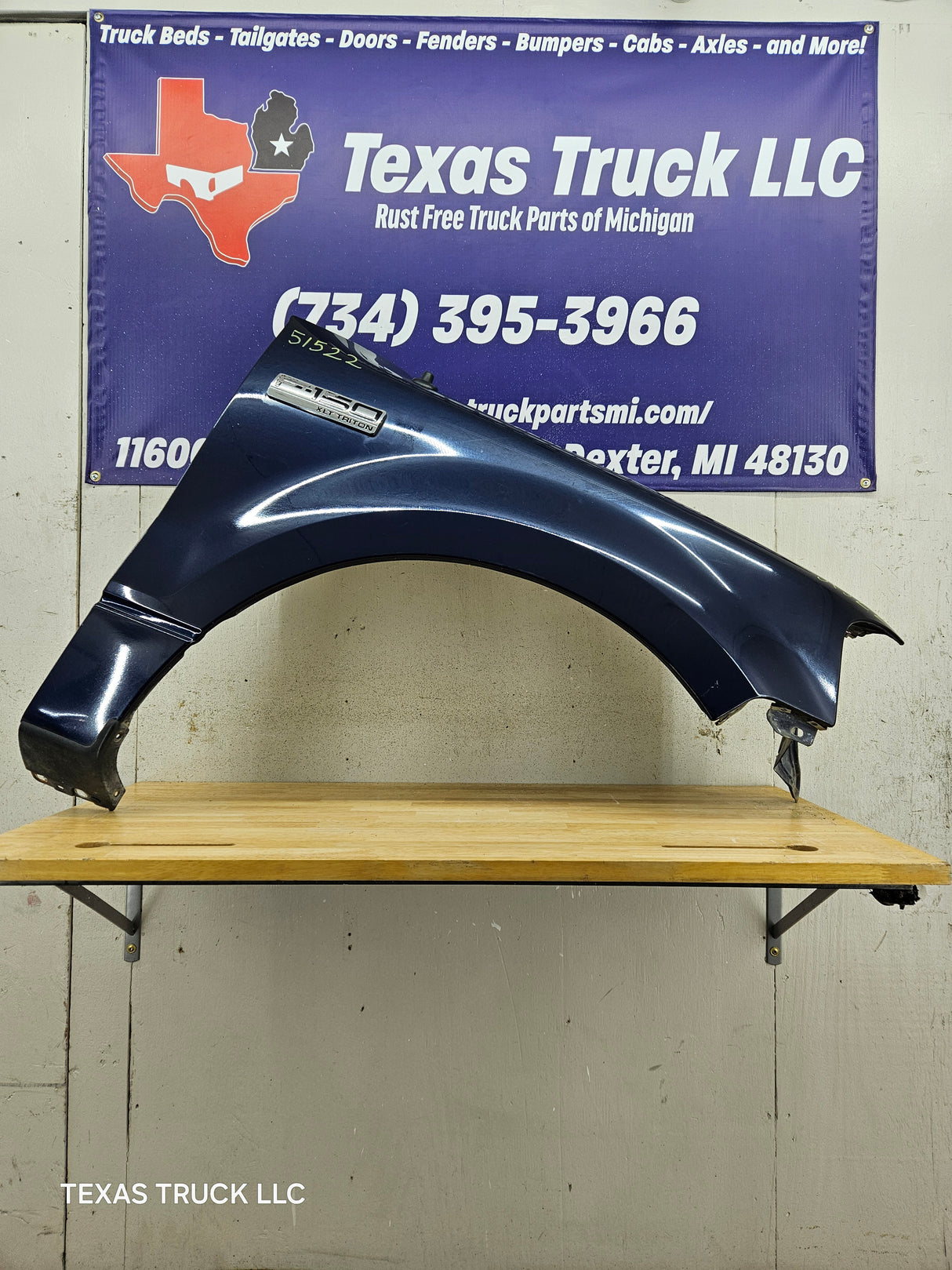 2004-2008 Ford F150 RH Passenger Side Front Fender