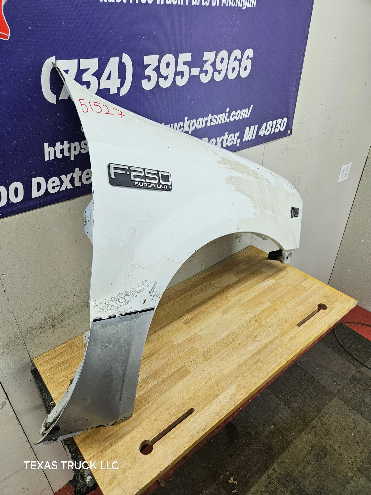 1999-2007 Ford Super Duty RH Passenger Side Front Fender F250 F350 F450 F550 Excursion