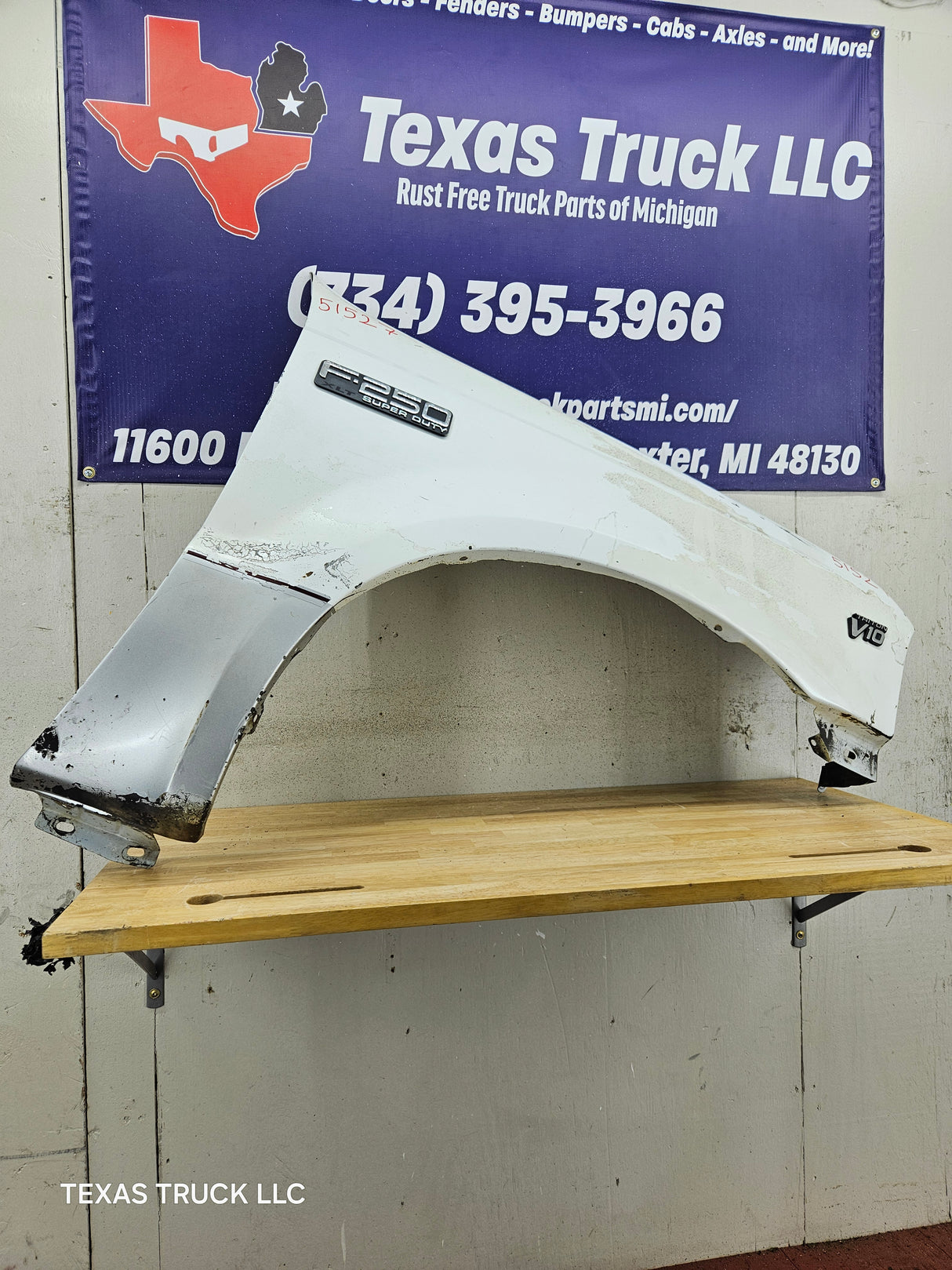 1999-2007 Ford Super Duty RH Passenger Side Front Fender F250 F350 F450 F550 Excursion